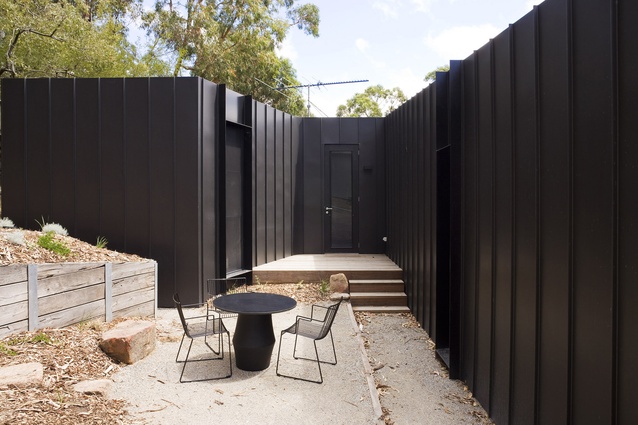 TreeHouse, Melbourne, Australia by FMD Architects, 2009. A courtyard provides space for congregation as well as privacy from rear neighbours.