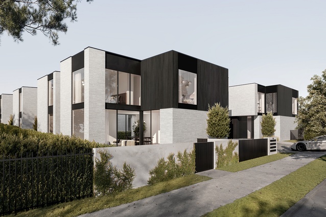 Located in Auckland’s Remuera, the Grand Drive Terraces development comprises of eight standalone homes built on two combined sections totalling 1500sqm.