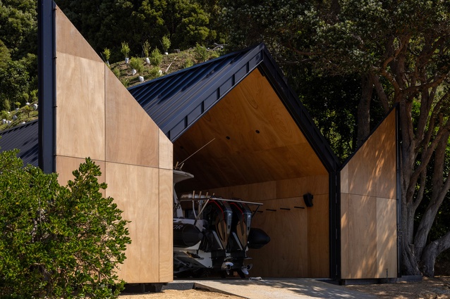 Winner - Small Project Architecture: Longbeach Bay Boatshed by Arthouse Architects.