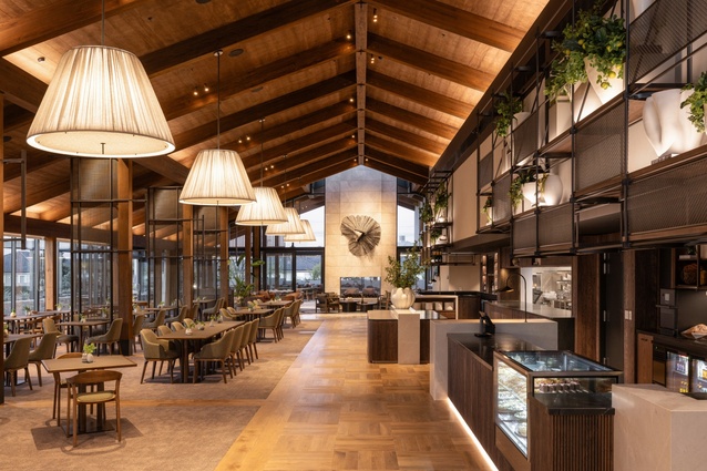 Finishes feature extensive marble and solid timber throughout, yet maintain a desaturated, coastal sensibility. The stone features a leathered finish, timber selections favour more rustic grades, and stains are chosen to enhance natural grain. There's an intentional, weathered, timeless quality to all surfaces, but the execution and detailing reveal layers of understated luxury.