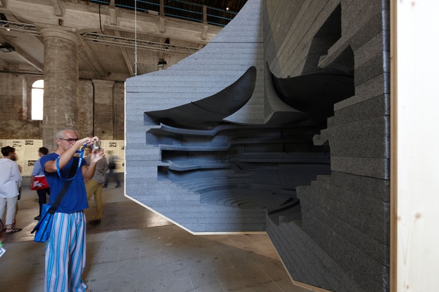 Foam models by Herzog & de Meuron for the Common Ground exhibition at the 2012 Venice Architecture Biennale. 