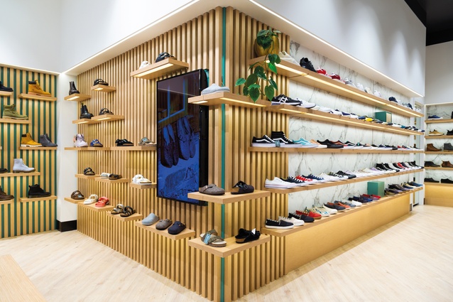 Basra’s worked on a retail store for Solect footwear.