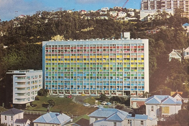 Photograph of the Gordon Wilson Flats, 1978. Source: NZ Architect, No. 5 1978.