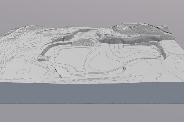 Fletcher Residential proposed landform for Three Kings Quarry redevelopment (2016).