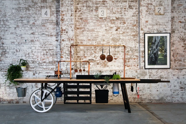 Best Temporary Design: Kitchen by Mike on Wheels.