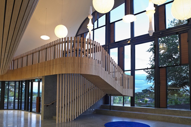 Foyer of the Blyth Performing Arts Centre.