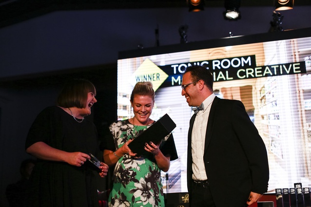 Retail Award winner: Tonic Room. L to R: Toni Brandsoa and Liv Harper of Material Creative.
