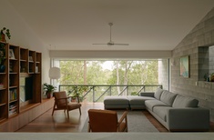 A finely crafted bunker: Mt Coot-tha House