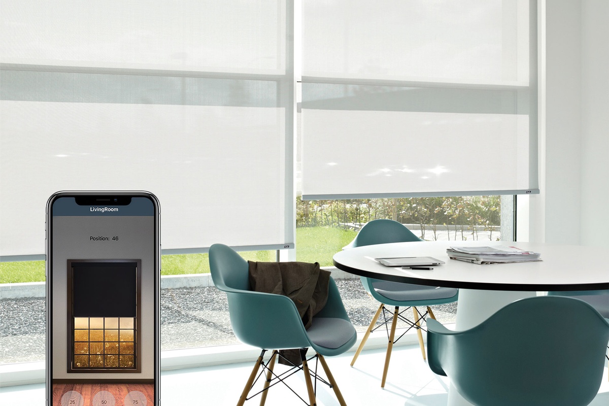 Touchless control with Luxaflex Roller Blinds Architecture Now