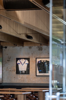 Sports fans can enjoy the many nods to iconic New Zealand sports teams within the interior.