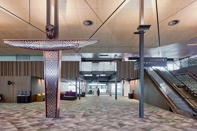Finalist: Civic - Taunga Waka Rererangi o Kirikiriroa, Hamilton Airport by Archimedia Waikato Architects.