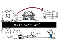 Cartoon - Malcolm Walker ‘Here comes AI!’