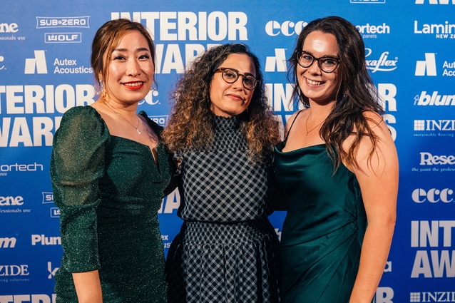 Dannie Chen, Maryam Razazadeh and Bianca Sands from Interior Awards sponsors Inzide.
