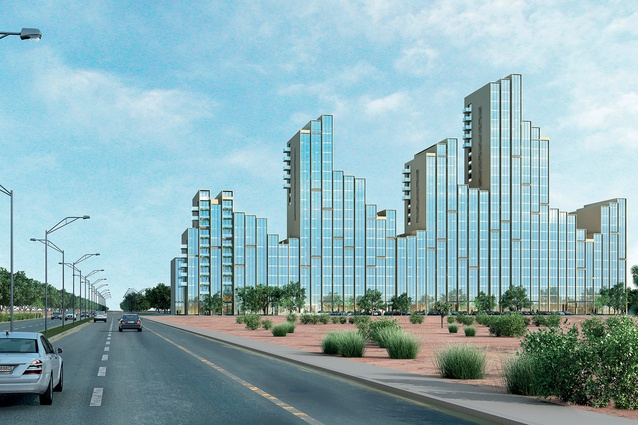 Currently on hold, SOMA’s Aura scheme will be the new city centre for Erbil, situated in another war-ravaged country – Iraq. The design uses the diagram of an equaliser to achieve an iconic skyline.