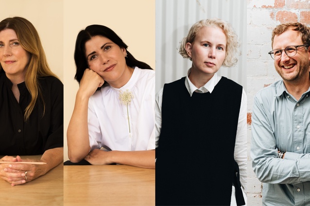 The new Wellington-based industry expert mentors (from left): Emma Wallace, Gosia Piatek, Megan Wyper and Patrick Kennedy.