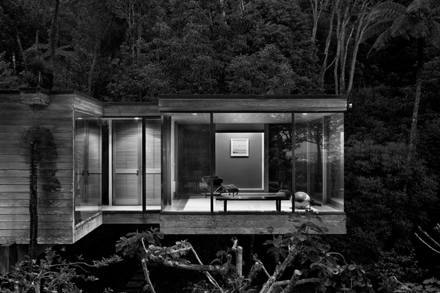 The former home of iconic New Zealand photographer Brian Brake in Auckland's Titirangi. Designed by Ron Sang.