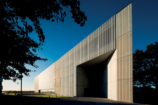 The exterior façade of the Waikato Facility. 