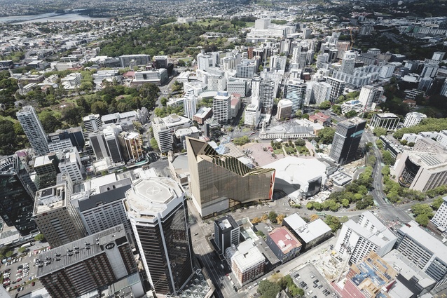 The new development will sit atop of what will be New Zealand's busiest train hub, the CRL's Aotea Station.