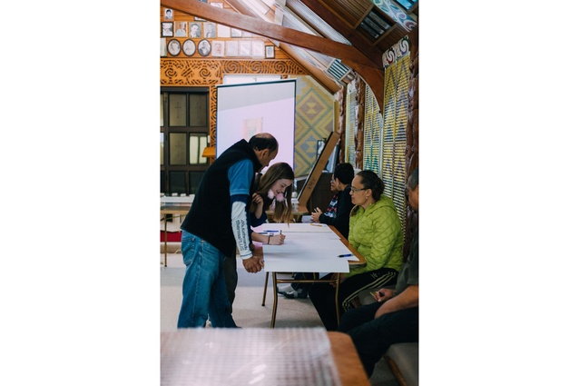 As part of his final year Master's research, Jahmayne took part in a one-day design wānanga at Kohupātiki Marae – How to prep a hāngī.