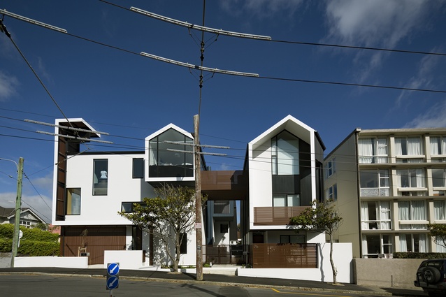Housing – Multi-Unit category finalist: Zavos Corner, Mt Victoria, Wellington by Parsonson Architects.
