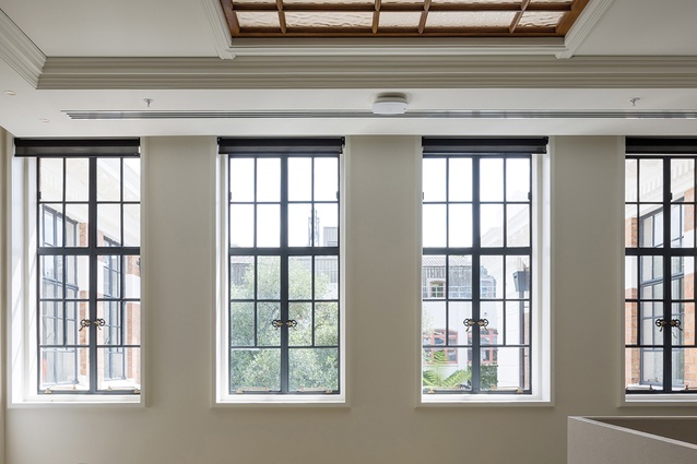 All of the steel windows were painstakingly refurbished, in situ. Additional light is brought in via new and original skylights throughout.