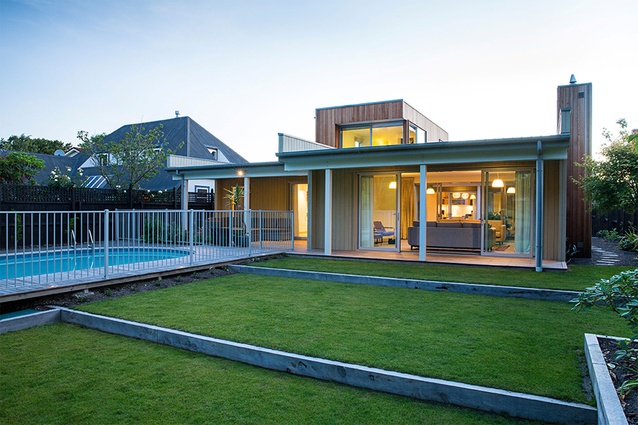 Ilam House by C Nott Architects was a winner in the Housing category.