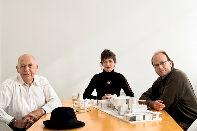 David Mitchell, Julie Stout and Julian Mitchell in 2009.
