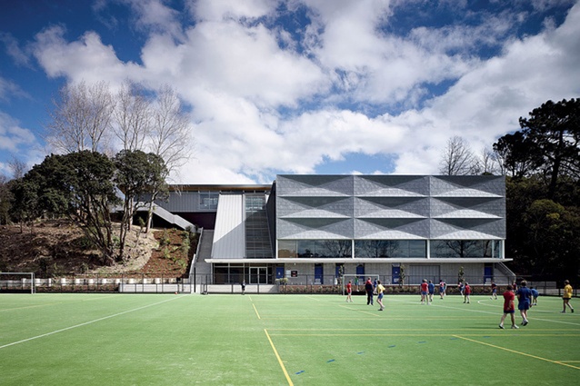 Saint Kentigern’s School, Jubilee sports centre, Auckland. Designed by Patrick Clifford.