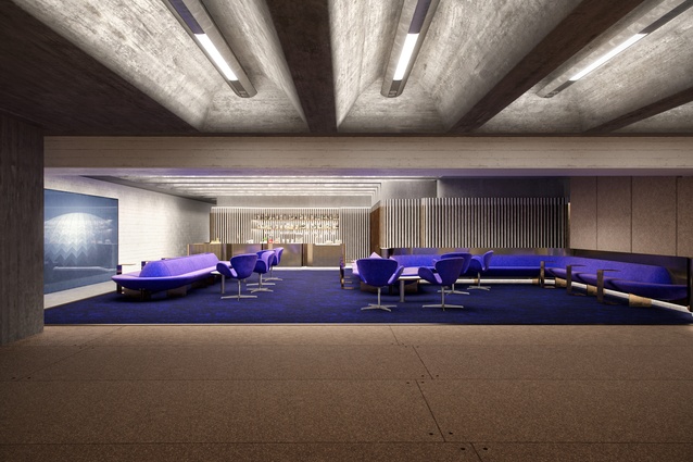 Designs for upgrades to Sydney Opera House box office foyer by Tonkin Zulaikha Greer.