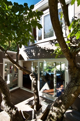 A 2013 extension onto the back of an old villa
in Thorndon, Wellington by Judi Keith-Brown Architect.