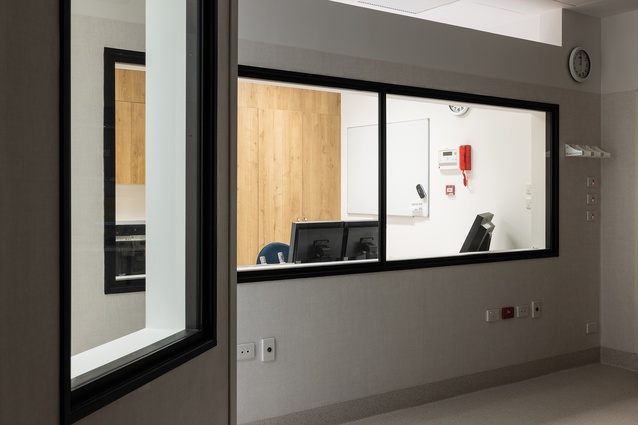 Klein worked closely with a physicist to ensure the lab’s walls, doors and control-room windows provide the required lead equivalent shielding (1.5mmPb).