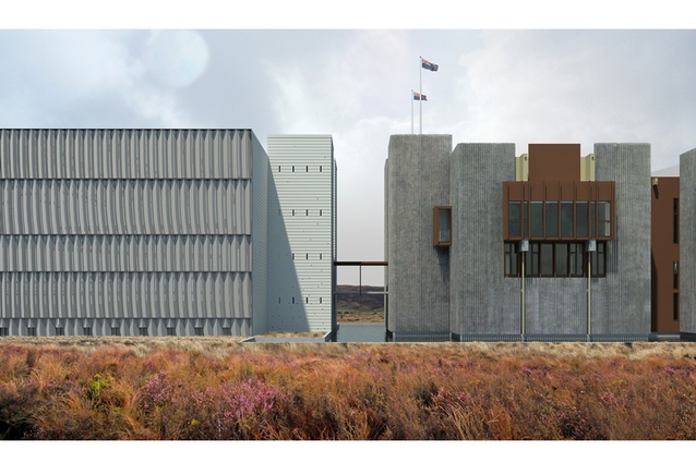 Visualisation of addition to NZ Army Museum, Waiouru, from MArch (Prof.) thesis ‘The Lost, Erased, Unseen and Forgotten: Translating into Architecture the New Zealand Wars' in 2012.