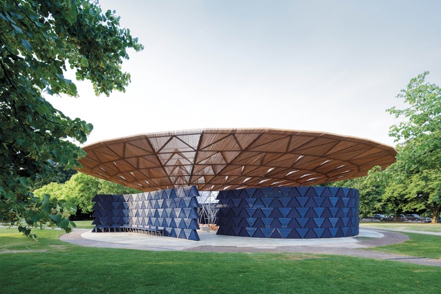 The Serpentine Pavilion 2017, designed by Diébédo Francis Kéré.