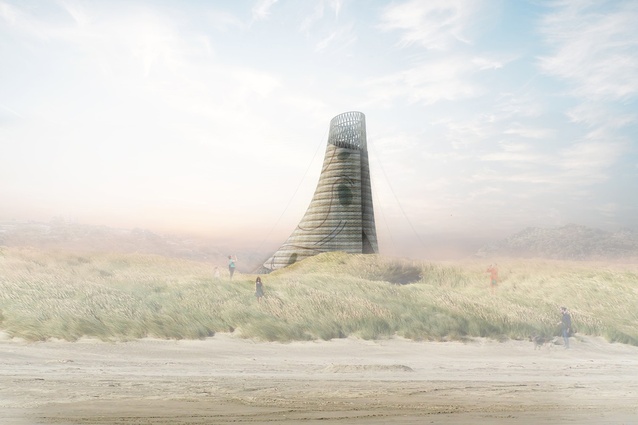 Shortlist: Future Projects – Civic: Tall Hut (Auckland) by Moller Architects.