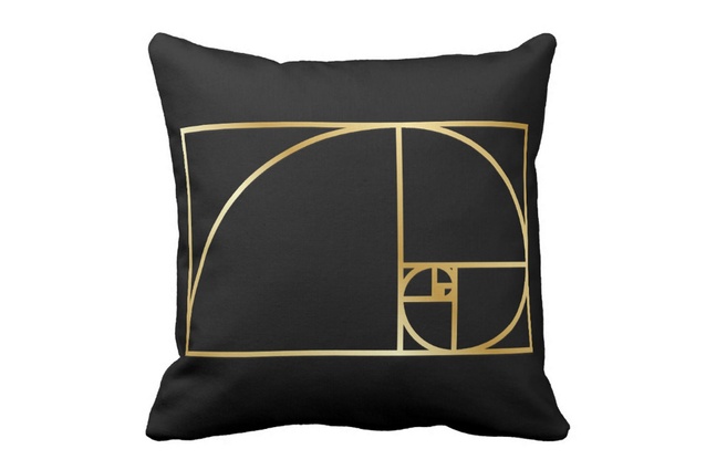 Discuss some of Le Corbusier's proportional theories in the bedroom with a <a href="https://www.zazzle.com/golden_ratio_pillow-189514278142954569" target="_blank"><u>golden ratio pillow</u></a>.