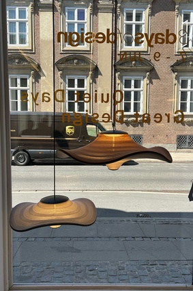 Made by Hand’s Flying Lamp at 3daysofdesign in Copenhagen, Denmark.