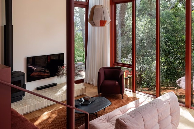 The 2025 Dulux Colour Awards New Zealand Grand Prix Winner: Lava Flow by Pac Studio.