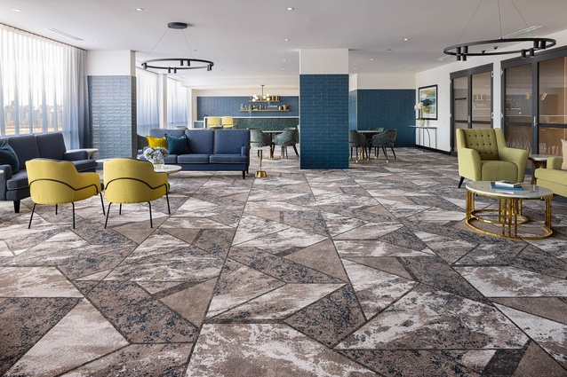 The Function Room and Bar area carpet features irregular, geometric shapes.