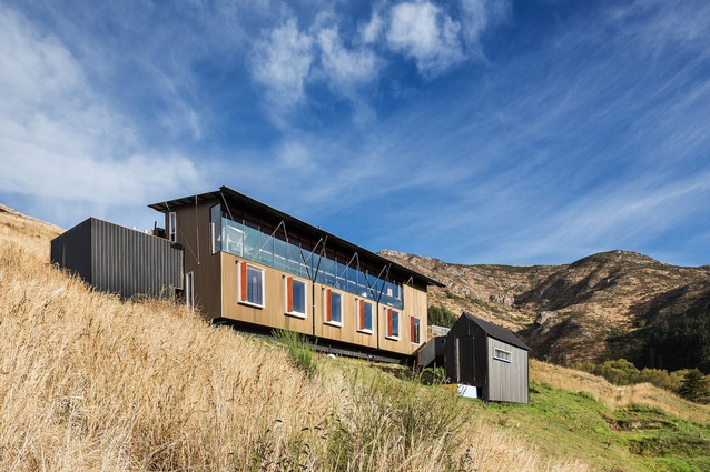 The B/OS Architecture Lyttelton studio before the addition of the library and guest house.