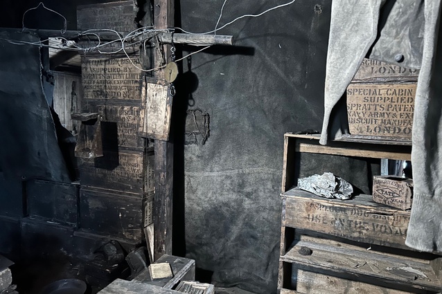 Artefacts in Scott’s Discovery Hut.