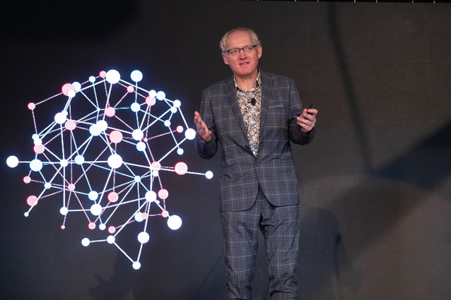 Professor Toby Walsh of the University of New South Wales gave a talk titled "The AI building revolution".