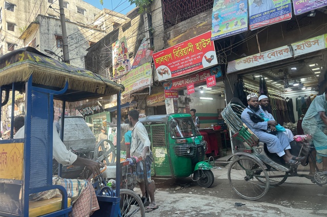 The colour and vibrancy of Dhaka life.