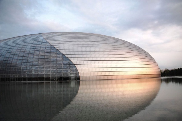 The National Centre for the Performing Arts in Beijing, designed by French architect Paul Andreu, is commonly referred to as The Giant Egg.