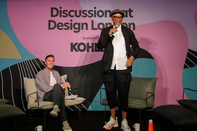 Eco-designer Jay Blades takes part in Discussions at Design London.