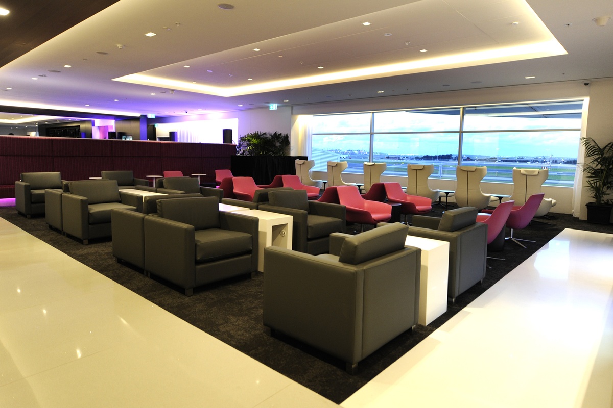 On location at the Koru Lounge Architecture Now