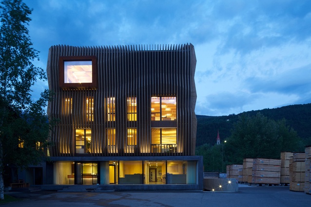 WAF Completed Buildings: Office category finalist – Damiani Holz&Ko office headquarters in Italy by MODUS Architects ATTIA SCANGNOL.