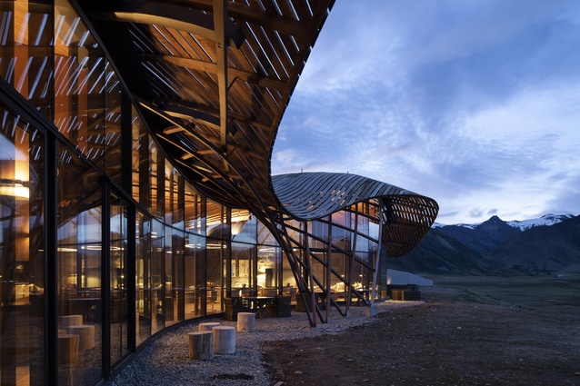 Winner: Hospitality Award – Lindis Lodge by Architecture Workshop.