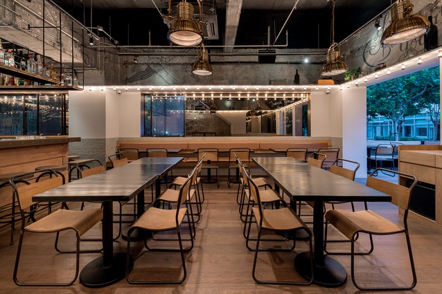 New York-style gastro pub Tribeca celebrates the distinction between old and new.