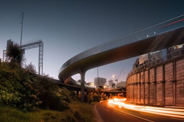 Artist's impression of Canada Street bridge, designed by Monk Mackenzie Architects and Novare.