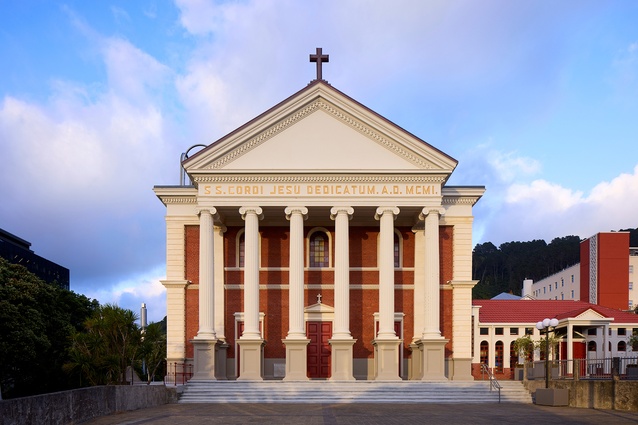 Metropolitan Cathedral of the Sacred Heart by TEAM Architects Wellington and Paul Cummack Conservation in association, winner of the Resene Total Colour Master Nightingale Award and the Resene Total Colour Heritage Tone-e Award.